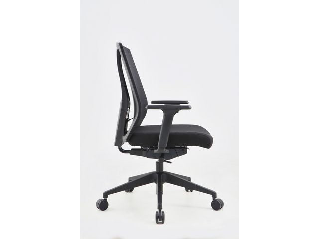 Kontorsstol LYRECO Pegasus mesh svart